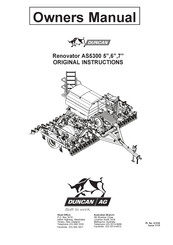 Duncan Renovator AS5300 Owner's Manual