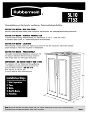 Rubbermaid 5L10 Instruction Manual