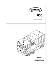 Tennant 830 Operator's Manual