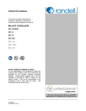 Dover Unified Brands Randell BC-20 Operator's Manual