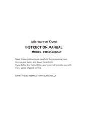 Midea EM053K Series Instruction Manual