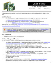 Novatel OEM617 Quick Start Manual