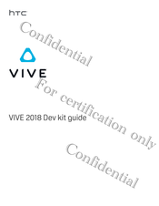 HTC VIVE 2018 Dev kit Manual