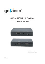gofanco Splitter4P-HD20 User Manual
