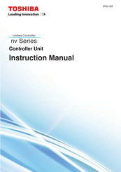 Toshiba nv Series Instruction Manual