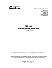 Geokon GK-604 User Manual