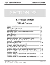 Argo TB8446 Service Manual