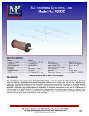M2 Antenna Systems 40M3C Manual