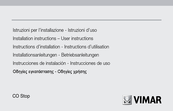 Vimar idea CO Stop 1659 Series Installation Instructions Manual