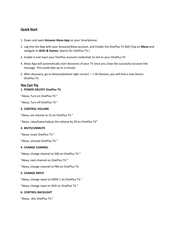 OnePlus Q1 Series Quick Start Manual