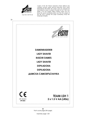 Team International LSH 1 Operating Instructions Manual