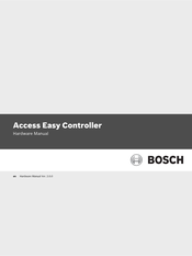 Bosch Access Easy Controller Hardware Manual