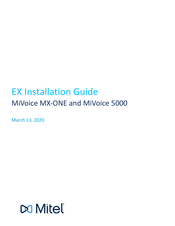 Mitel MiVoice MX-ONE Installation Manual