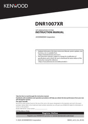 Kenwood DNR1007XR Instruction Manual