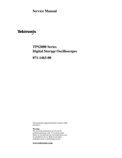 Tektronix TPS 2012 Service Manual