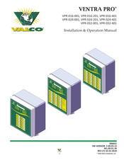 Valco baby VENTRA PRO VPR-024-001 Installation & Operation Manual