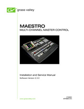 GRASS VALLEY MAESTRO Installation And Service Manual