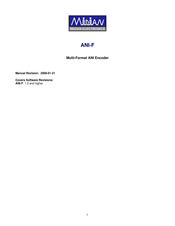Midian Electronics ANI-F Manual