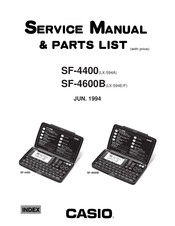 Casio LX-594A Service Manual & Parts List