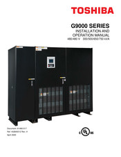 Toshiba G9000 Series Installation And Operation Manual