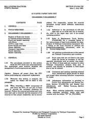 Bell System Practices 43 Disassembly/Reassembly
