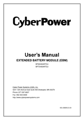 Cyber Power BP72V60ART2U User Manual