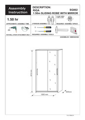 JD Williams RIGA SG802 Assembly Instruction Manual