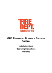 Fire dept GD6 1600 Installation Manual