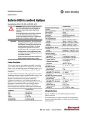 Allen-Bradley 800G Series Installation Instructions
