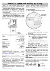 Jablotron SD-212 Manual