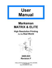 ITW Foxjet Marksman Elite User Manual