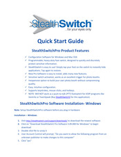 H-Mod StealthSwitchPro Quick Start Manual