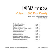 Winnov Videum 1010 Plus Quick Start Manual