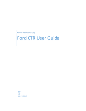 Harman CTR User Manual