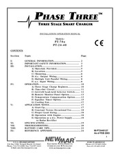 NewMar Phase Three PT-24-40 Installation & Operation Manual