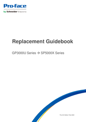 Pro-face SP5000X Series Replacement  Manualbook