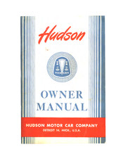 Hudson 481 Series Owner's Manual
