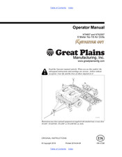 GREAT PLAINS Spartan NTA607 Operator's Manual