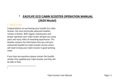 Easylife ECO 2020 Operation Manual