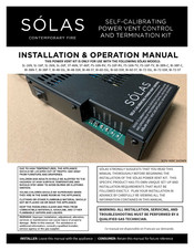 Solas SCPV-12218-25 Installation & Operation Manual
