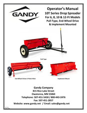 Gandy 10-Ft Operator's Manual