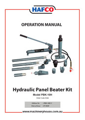 Hafco PBK-10H Operation Manual