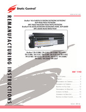 Brother TN-310BK Remanufacturing Instructions