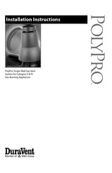 M&G DuraVent PolyPro 4PPS-ADL Installation Instructions Manual