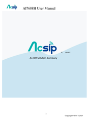 IOT Acsip AI7688H User Manual