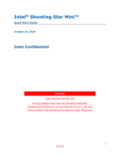 Intel Shooting Star Mini Quick Start Manual