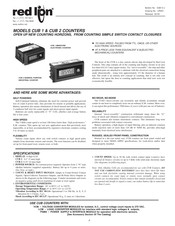 red lion CUB 1 Manual