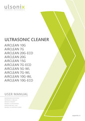 ulsonix AIRCLEAN 10G-ECO User Manual