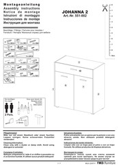Fmd Furniture JOHANNA 2 Assembly Instructions Manual
