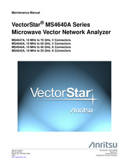 Anritsu VectorStar MS4647A Maintenance Manual